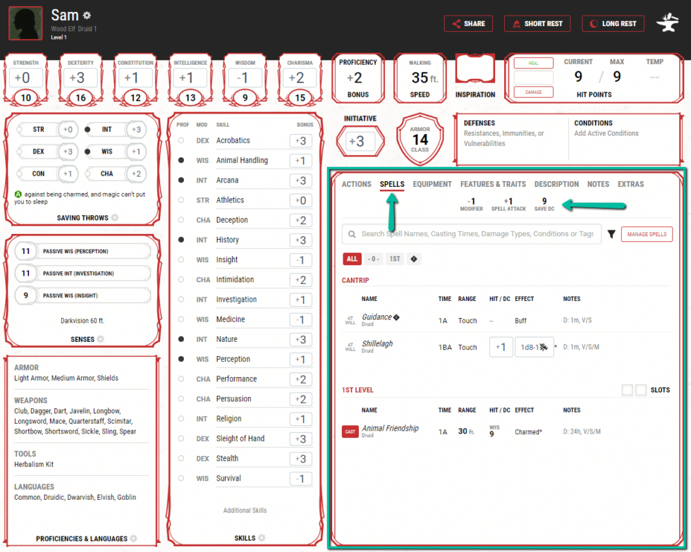 D&D Beyond Character Sheets D&D Newbie Sessions